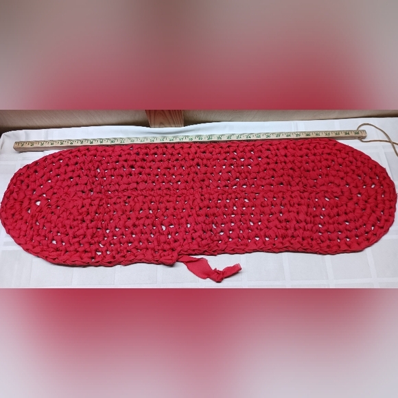 Started Rag Rug Orphans/Oval& Round/ Crochet or Toothbrush Rug Making - Picture 5 of 11